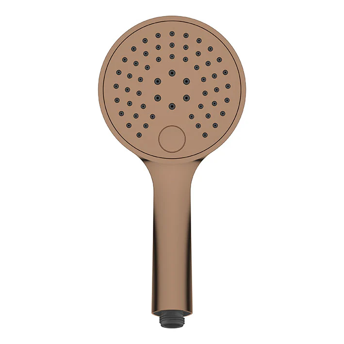 UniMatch handdouche 3 standen Ø 12 cm geborsteld brons koper PVD