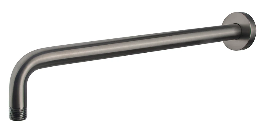 UniMatch douchearm met muurbevestiging 45 cm gunmetal PVD