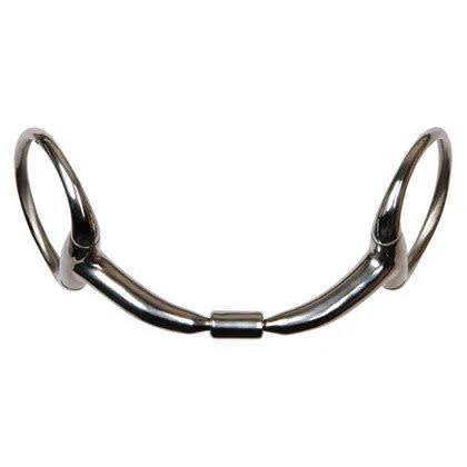 Harry’s Horse Bustrens Anatomisch Dubbelgebroken Roll-R 14mm, RVS