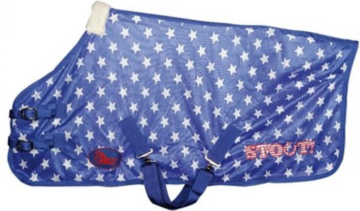 Harry’s Horse Vliegendeken Stout!, Blauw