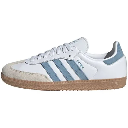 Adidas Samba OG Wonder White Blue Ash Adidas Samba OG Wonder White Blue Ash