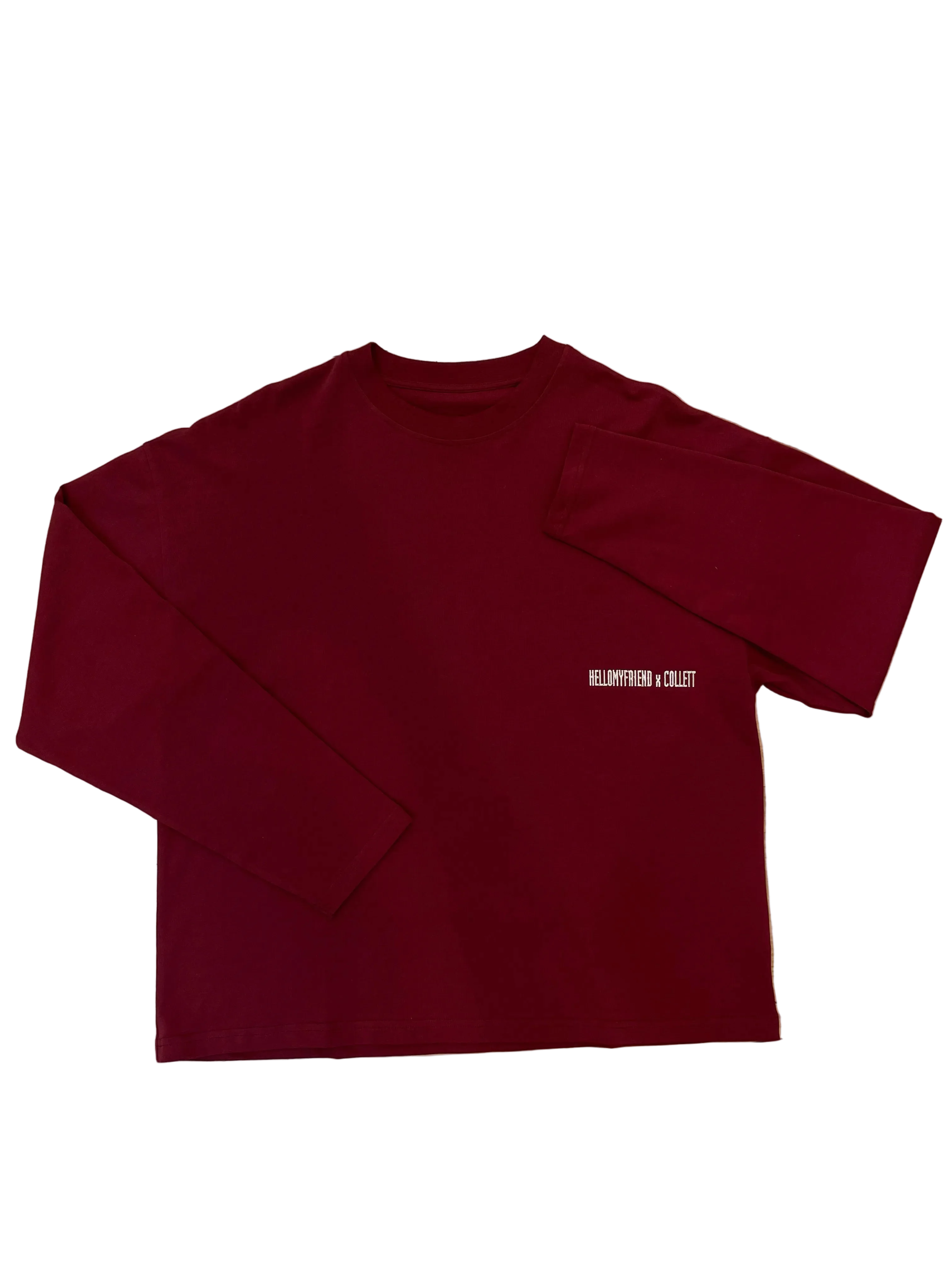Longsleeve Collett x Hellomyfriend Bordeaux Longsleeve Collett x Hellomyfriend Bordeaux