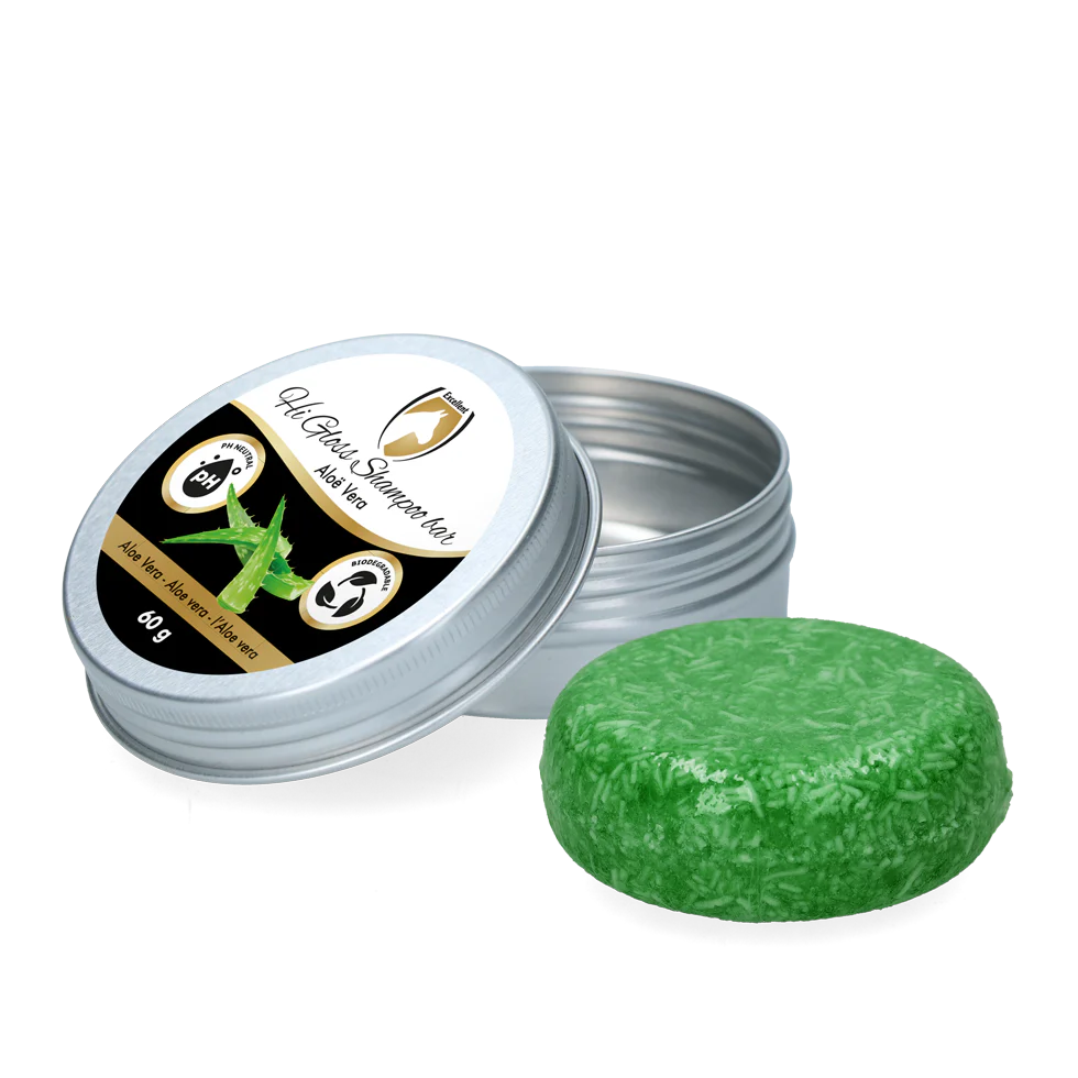 Hofman Excellent Hi Gloss Shampoo Bar Aloe Vera, Groen