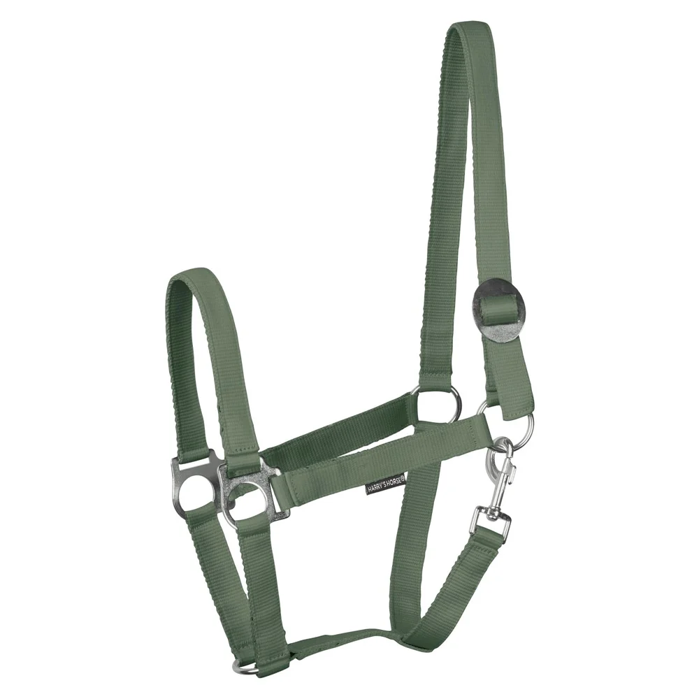 Harry’s Horse Halster met schuifsluiting en muskaton, groen