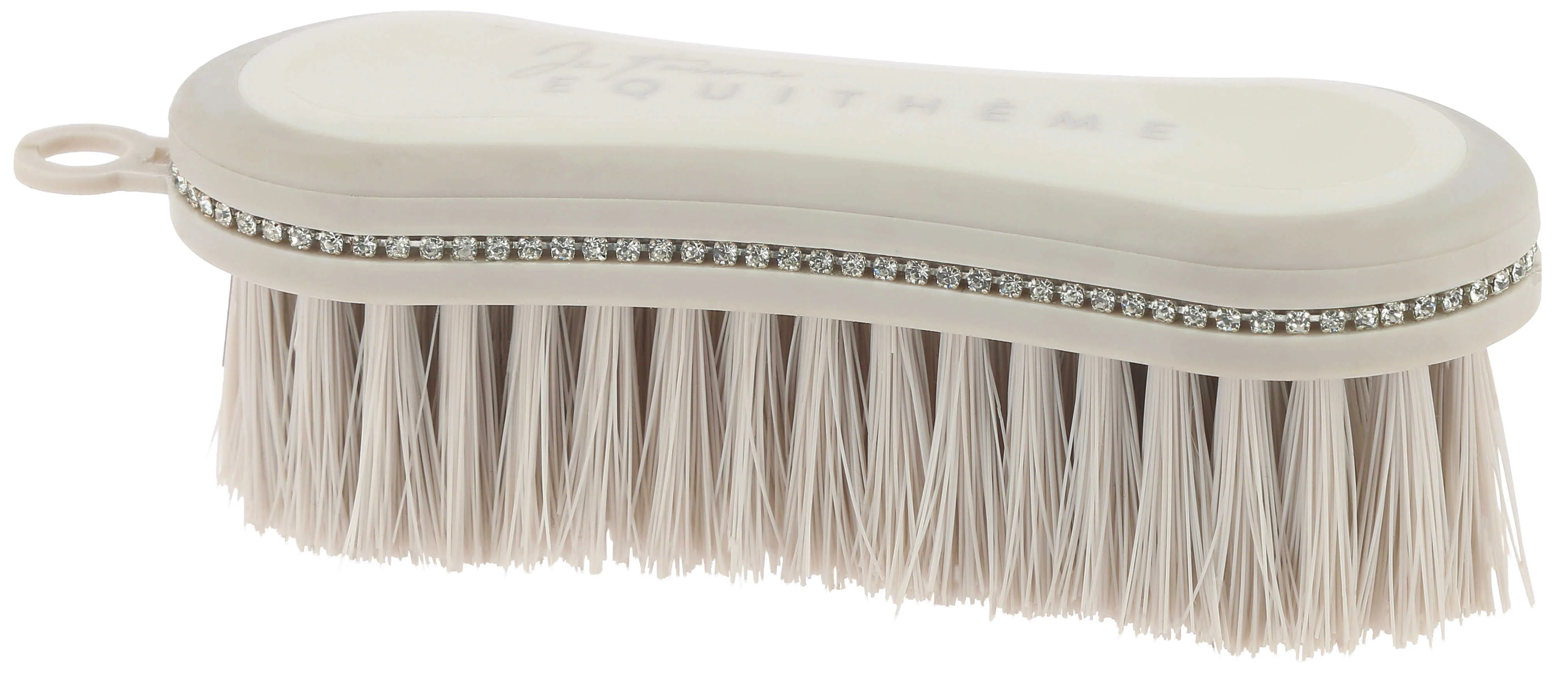 Equithéme Je T’aime Hoofdborstel Strass, Beige