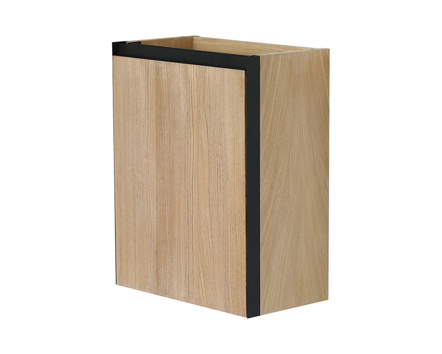 Lotus fonteinkast 40×21,8 cm naturel eik/mat zwart