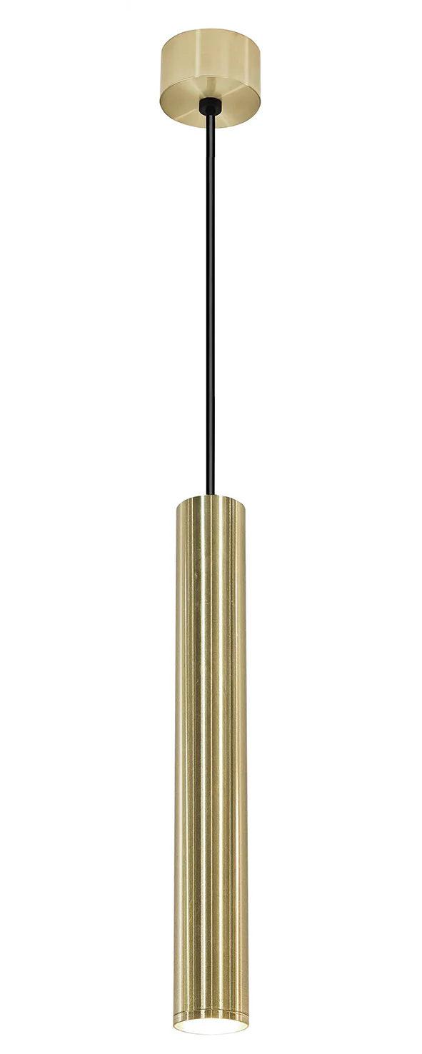 Oriona hanglamp dimbaar IP44 geborsteld messing