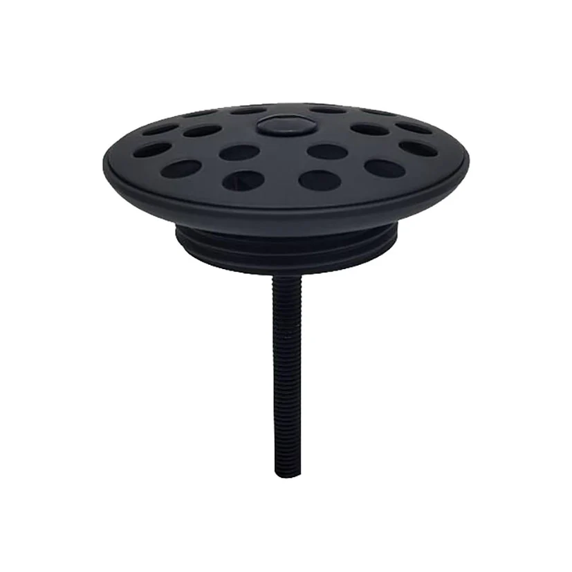 Korv open afvoerplug rooster 5/4″ mat zwart