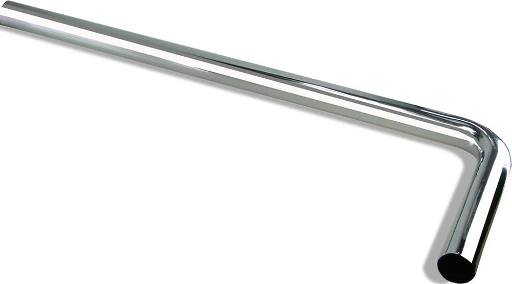 UniMatch vloerbuis 75 x 22 x 3,2 cm chroom