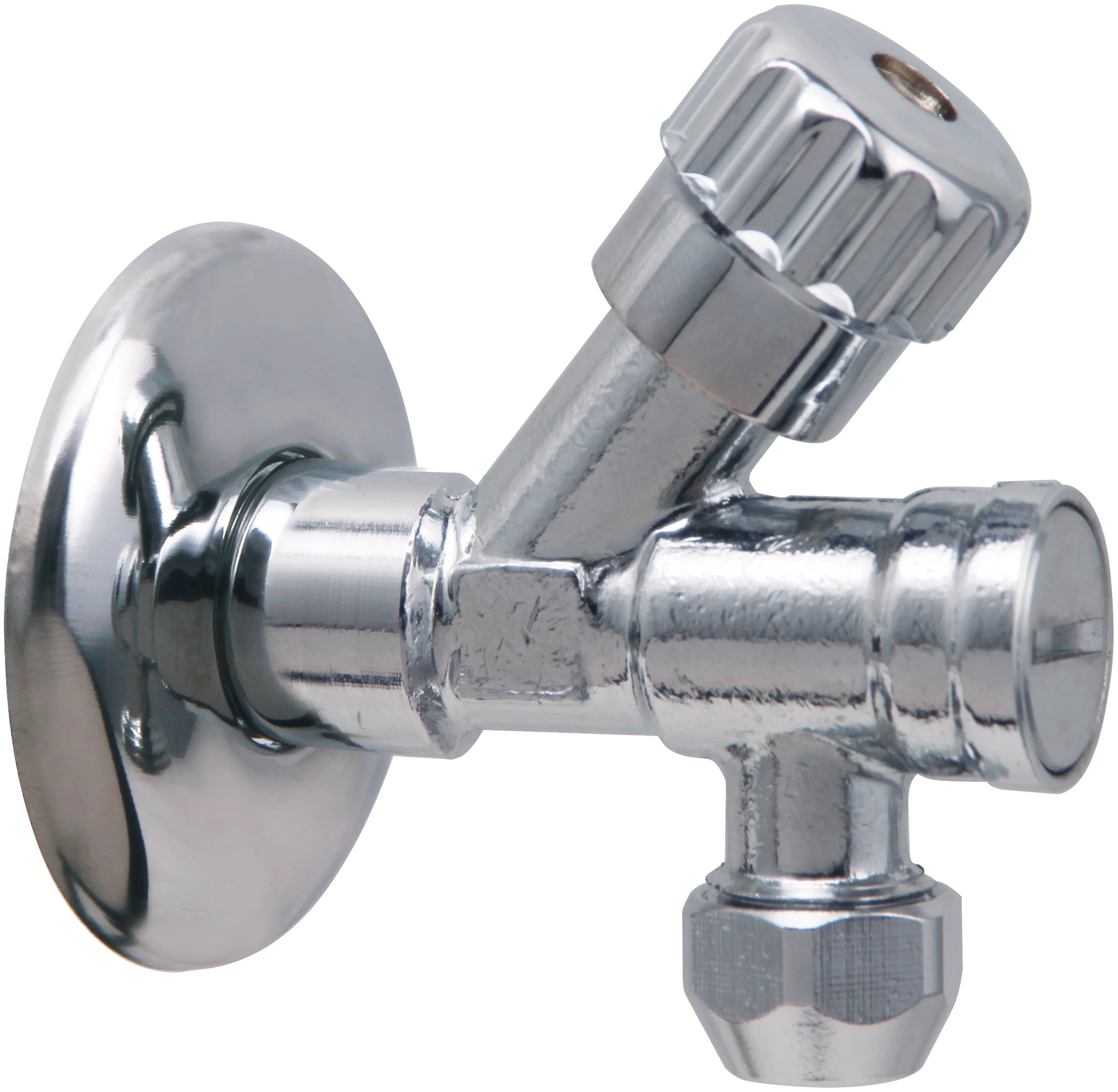 luxor hoekstopkraan met filter 1/2″ x 3/8″ of knel 10 mm chroom