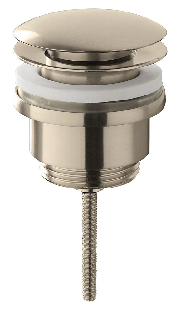UniMatch clickwaste afvoerplug 5/4″ geborsteld staal
