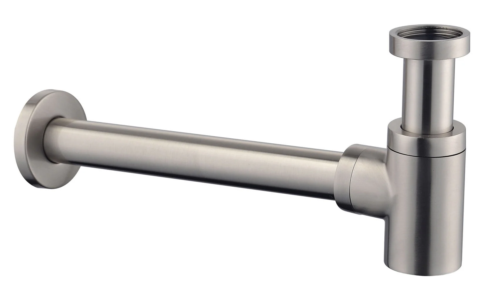 UniMatch fonteinsifon 5/4″ x 32 mm geborsteld staal
