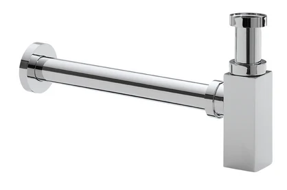 Rombo sifon vierkant 5/4″ x 32 mm chroom