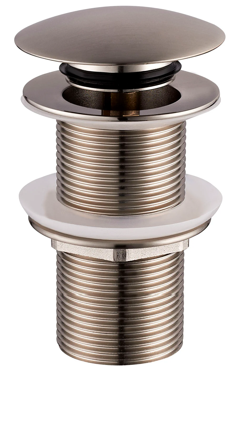 UniMatch clickwaste afvoerplug verlengd 5/4″ geborsteld staal