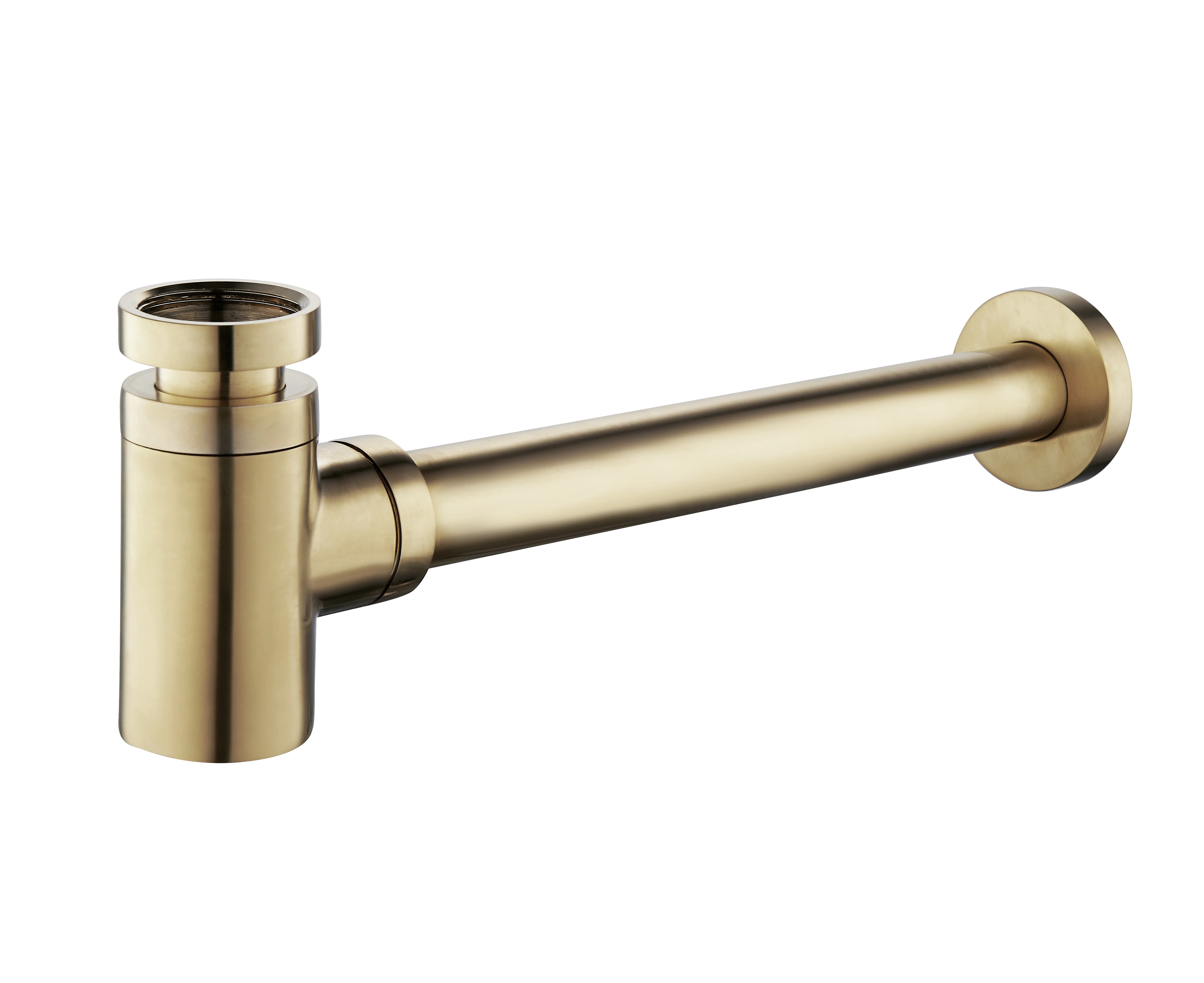 UniMatch fonteinsifon 5/4″ x 32 mm geborsteld messing PVD