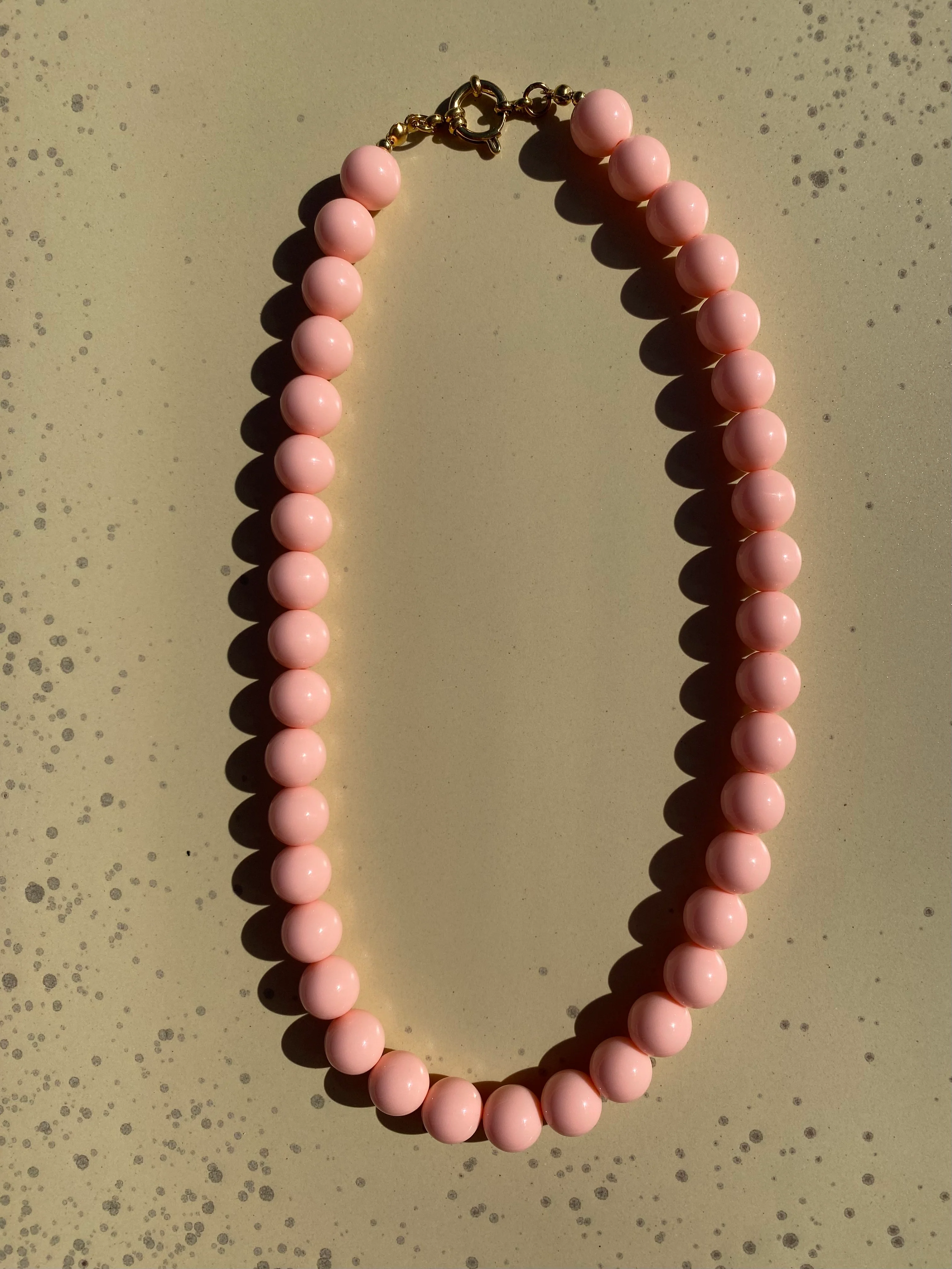 Kralenketting Ibiza S – Zalm Roze Kralenketting Ibiza S – Zalm Roze