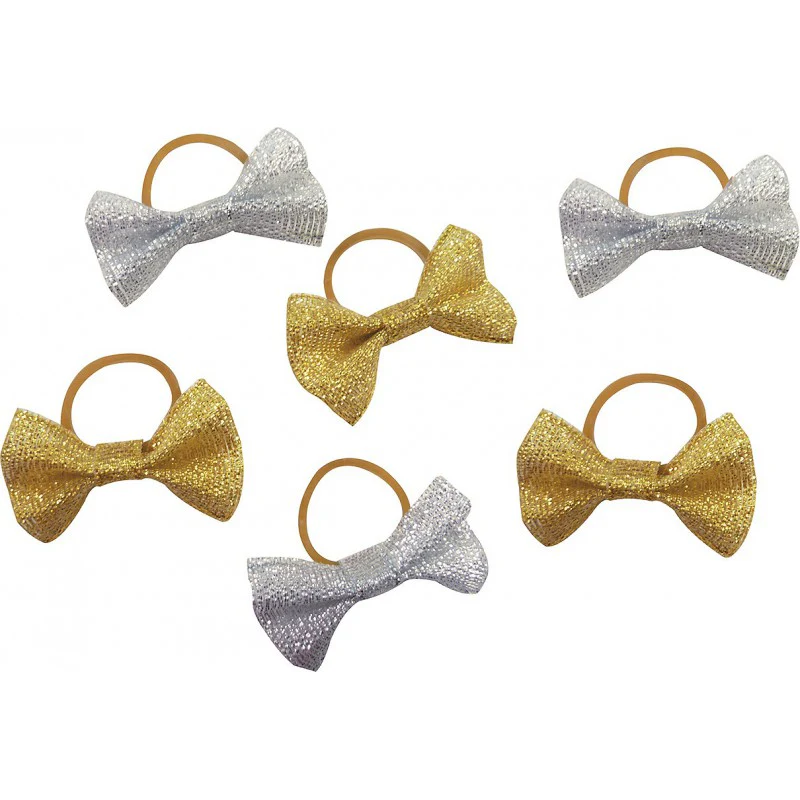 Equi Theme Show Bows, Glitter Goud