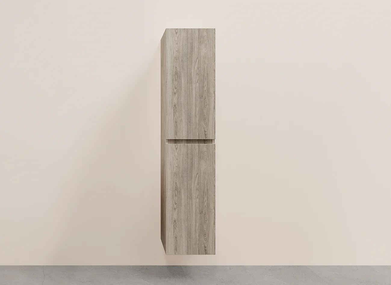 Alvara kolomkast 160x35x35 cm grijs eiken