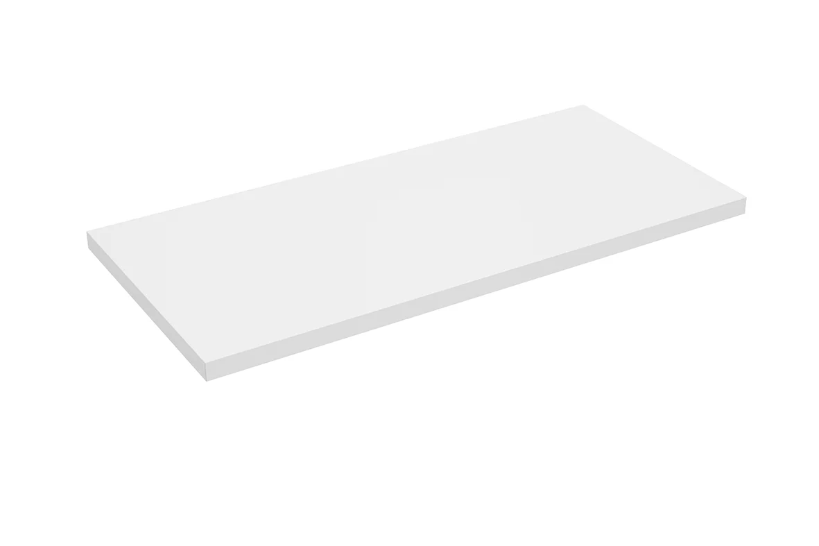 Alvara topblad 100×46 cm mat wit