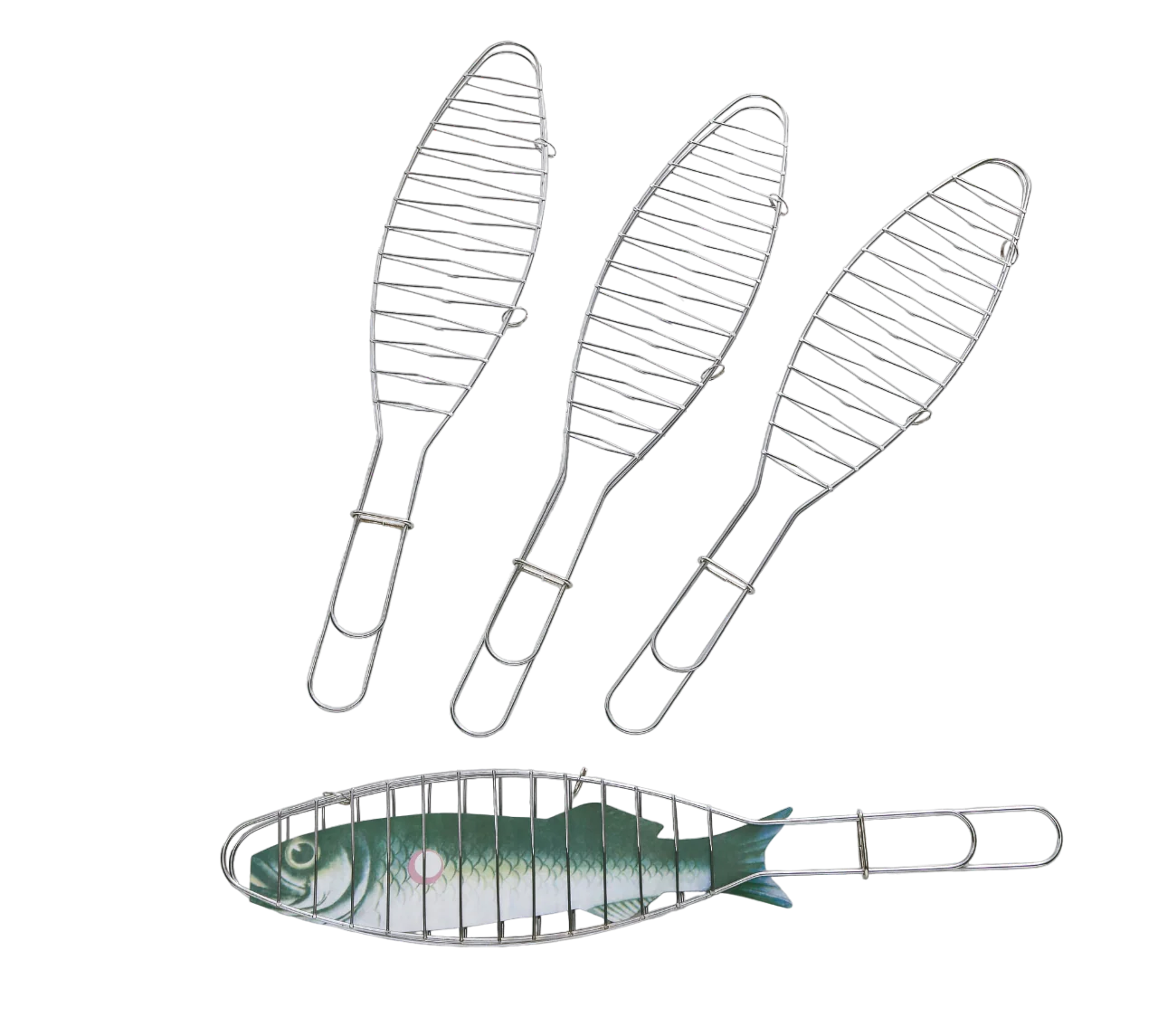 Landmann BBQ visrooster 42 x 9 x 0,5 cm