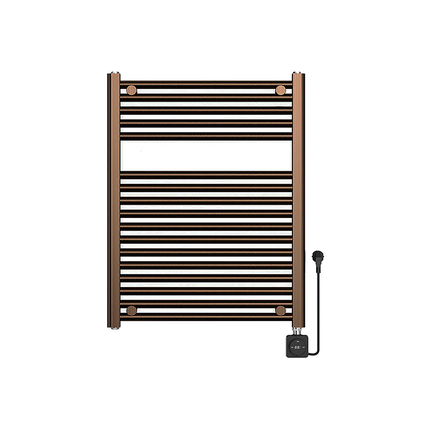 Elara elektrische radiator Smart WiFi 76,6 x 60 cm geborsteld brons koper PVD