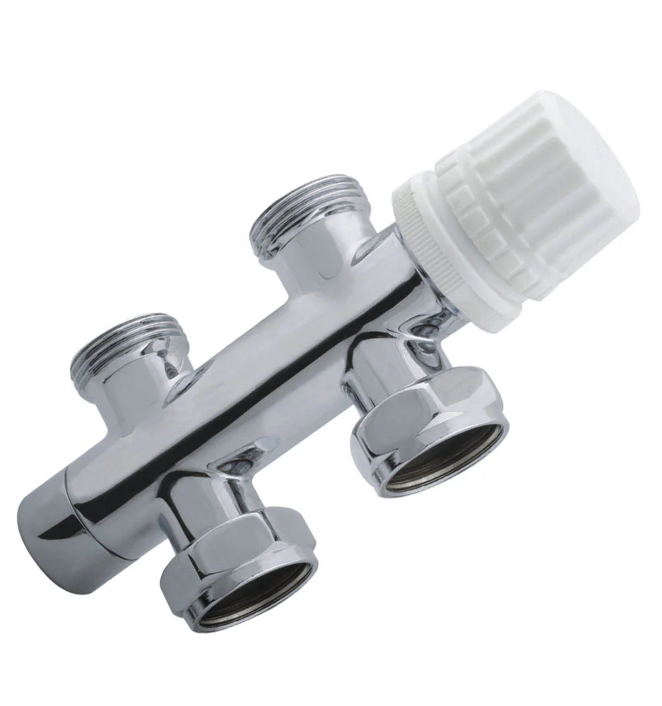Thermostatisch onderblok recht 3/4″ chroom