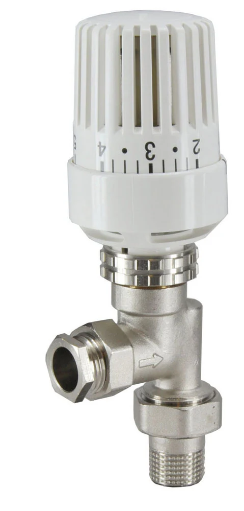 thermostatische radiatorventiel 1/2”x15mm axiaal