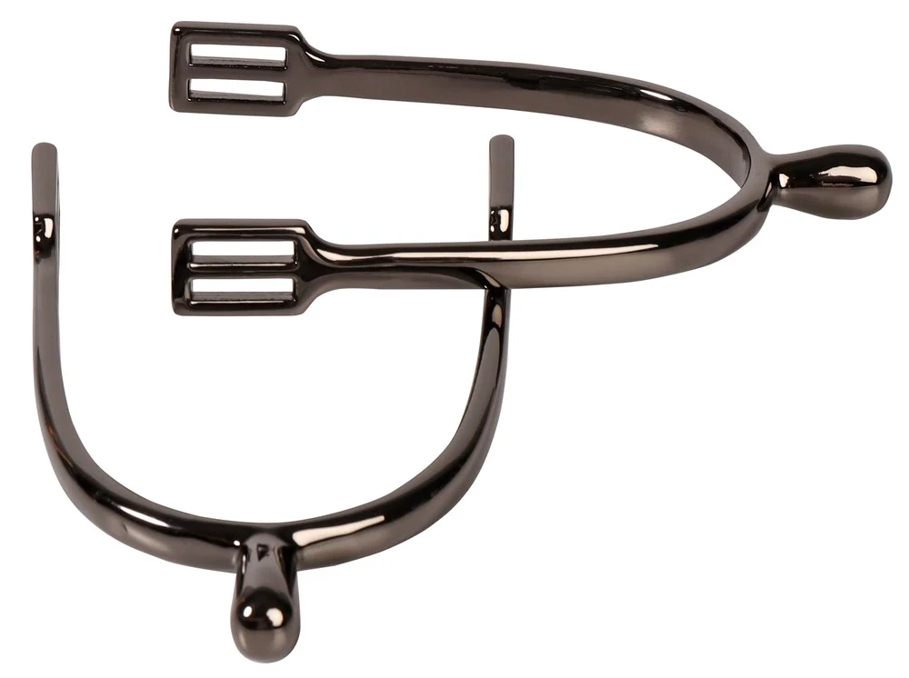 Harry’s Horse Sporen met knop, gunmetal