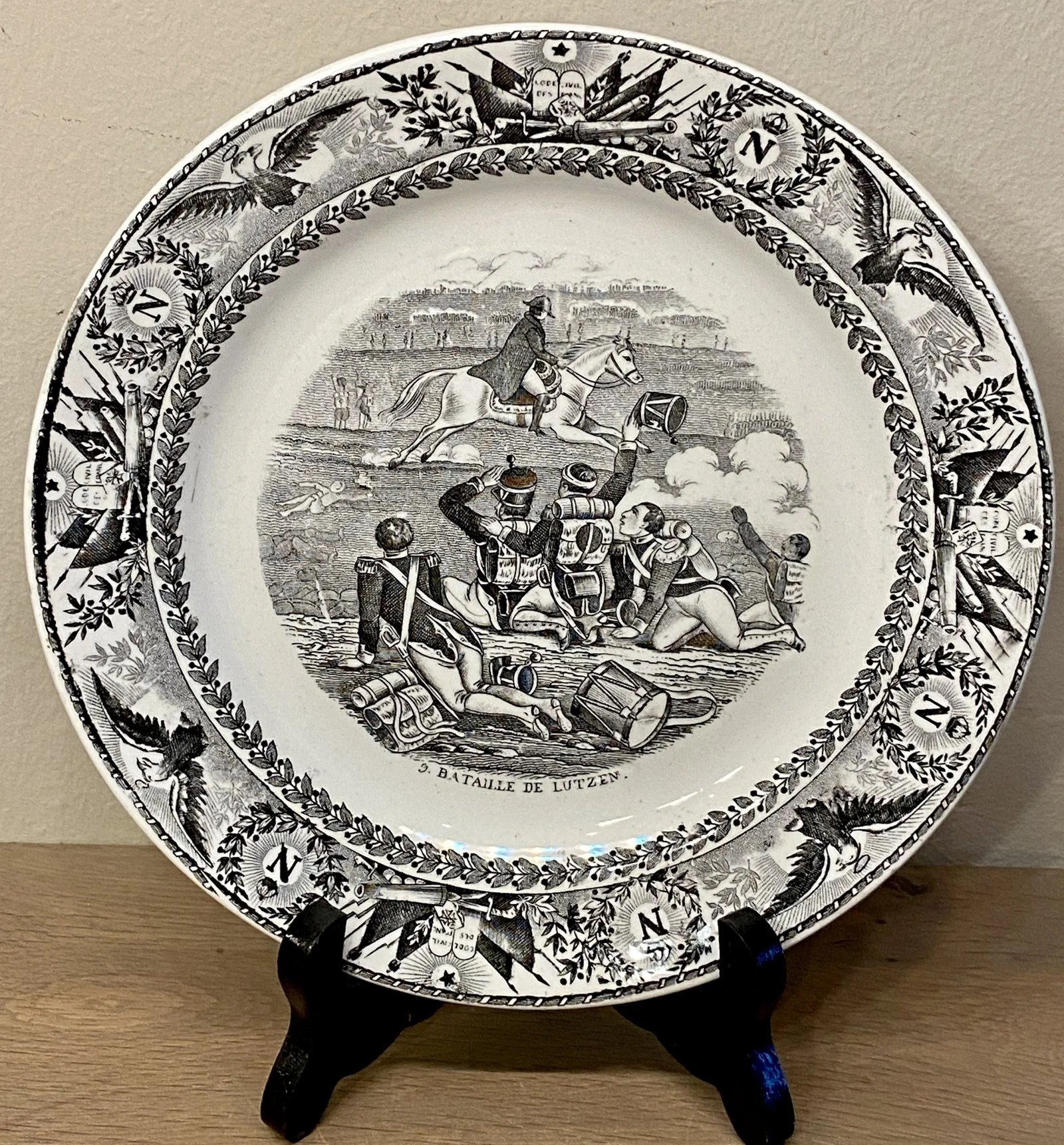 Bord / sierbord – Société Céramique Maestricht – decor NAPOLEON – 9