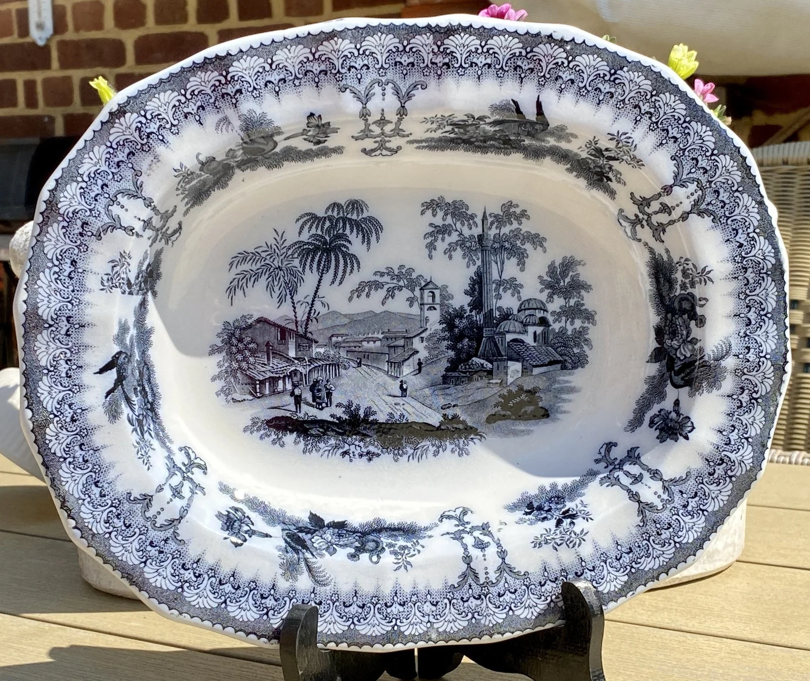 Schaal, ovaal en dieper model – J.B. Cappellemans ainé Jemmapes – decor PALESTINE