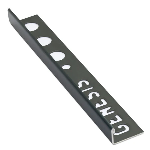 Tegelprofiel Recht Roestvrij Staal Mat Zwart 12 mm 270 cm ESS127.117  by Genesis