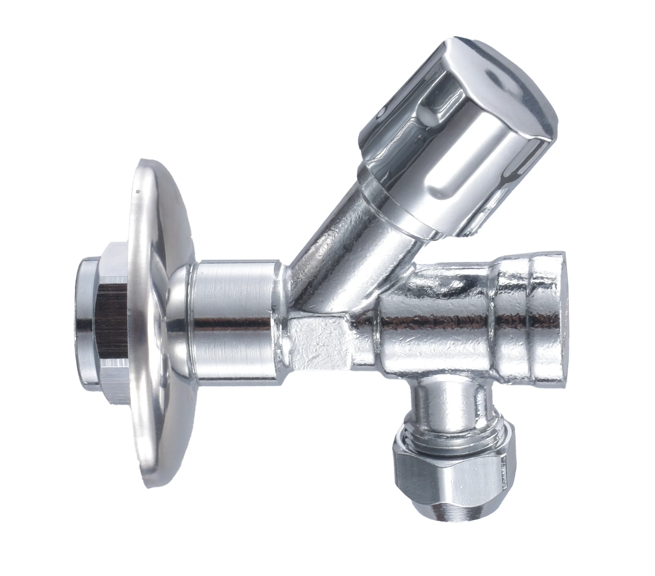Hoekstopkraan met filter 1/2″ of 15 mm x 3/8″ of knel 10 mm chroom