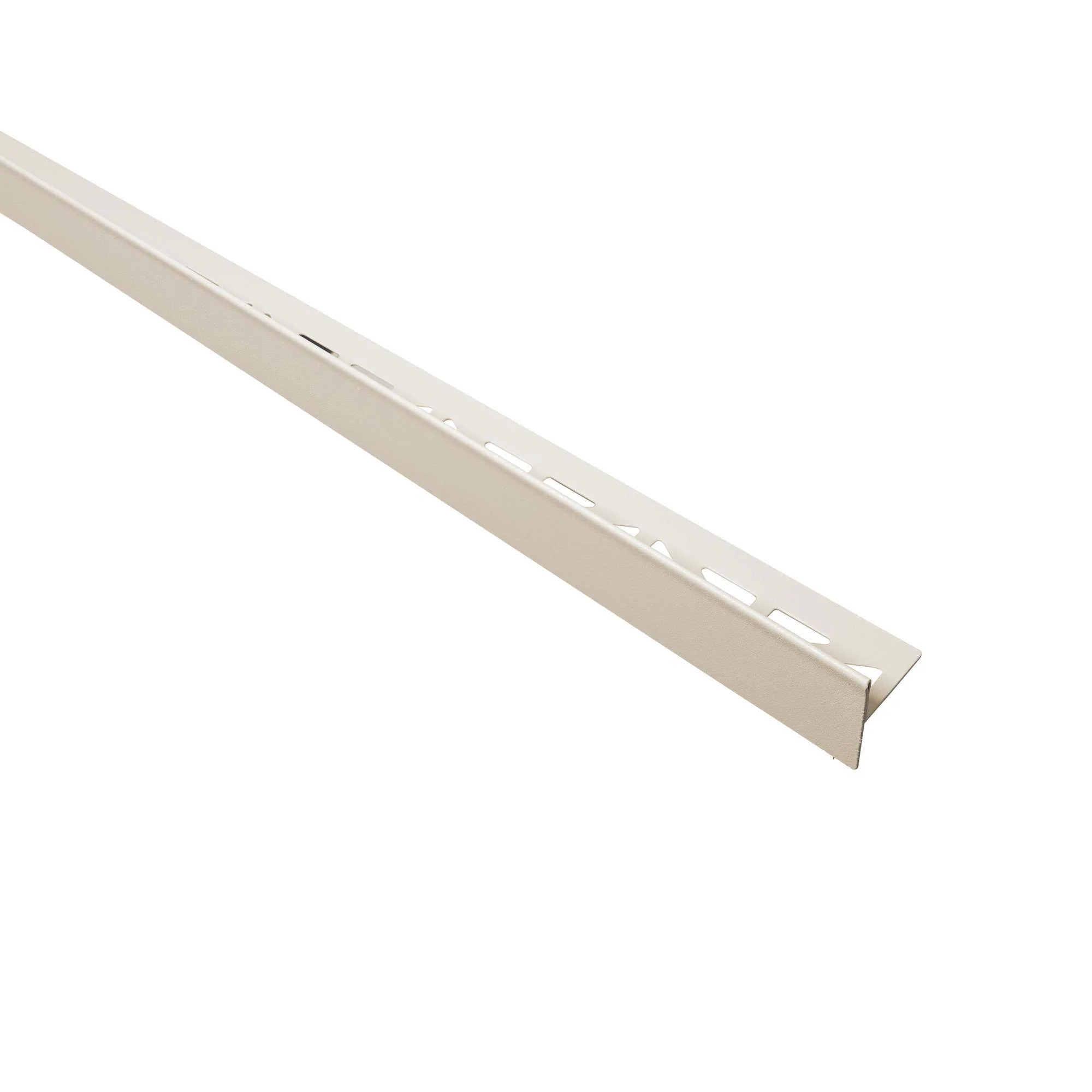 DURAL afschotwig rechts (zijde goot) SHOWER-GK RVS (V2A/304) zand RAL 0808005 structuur gecoat 11mm 120cm