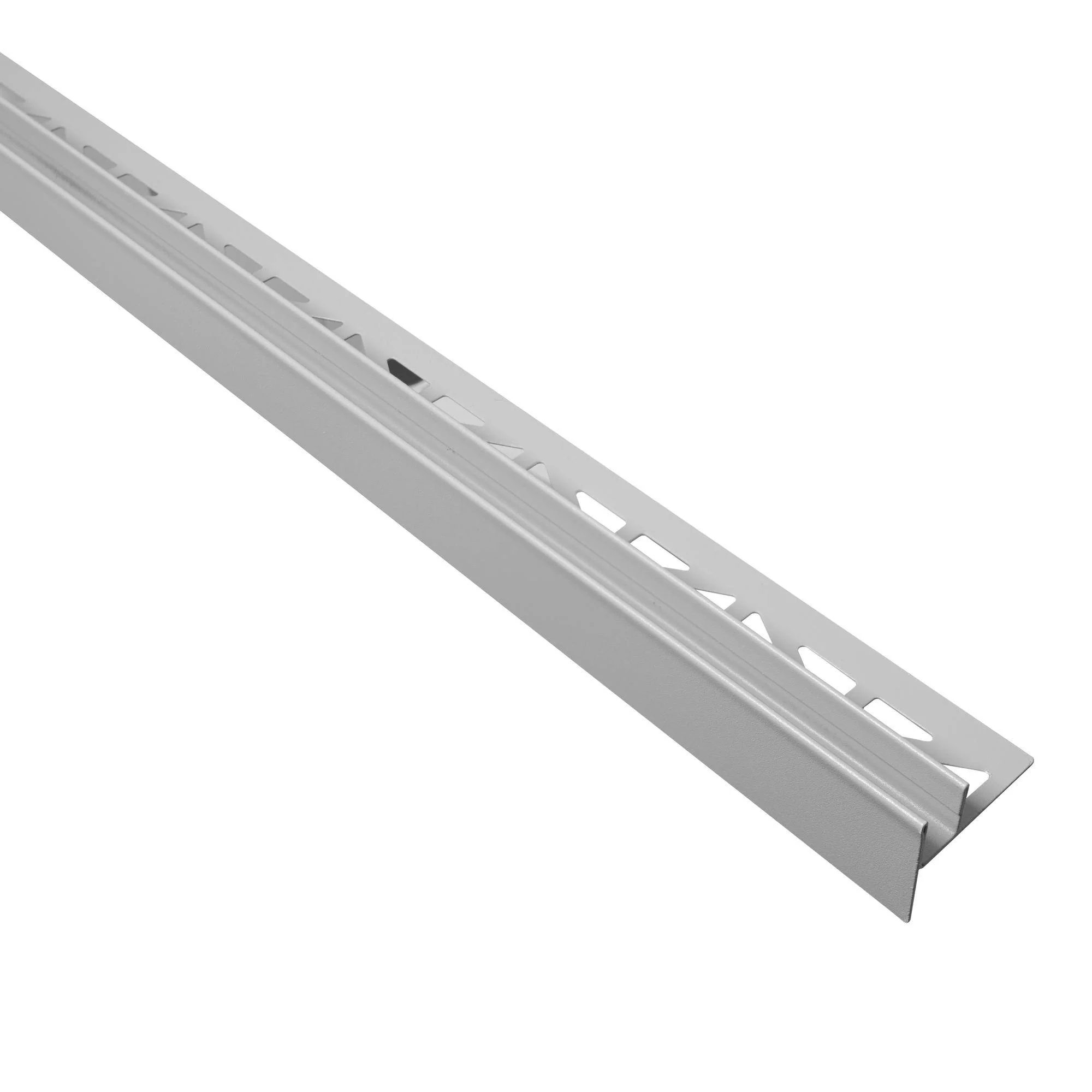DURAL verloopwig voor glashouder links SHOWER-GK GLAS FLOOR RVS (V2A/304) structuur gecoat betongrijs RAL 0006500 19mm 148cm