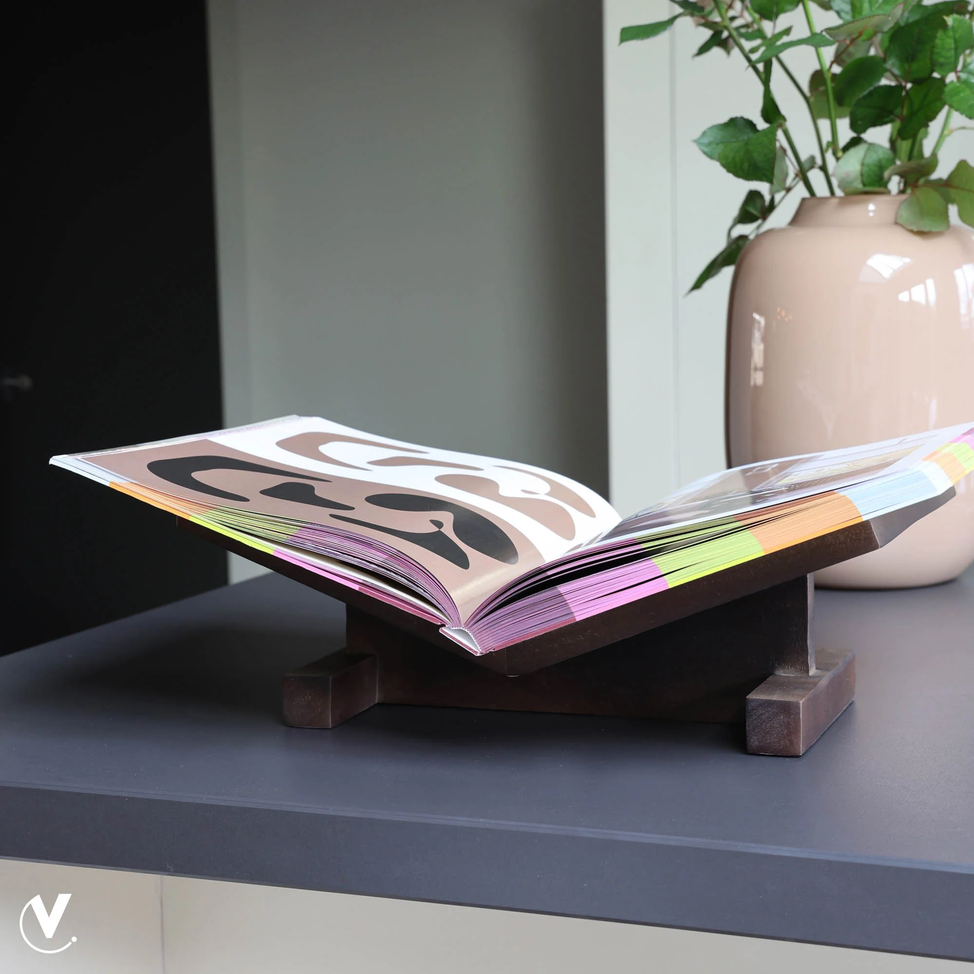 Accessoires | Deco Wiggins walnut boekensteun