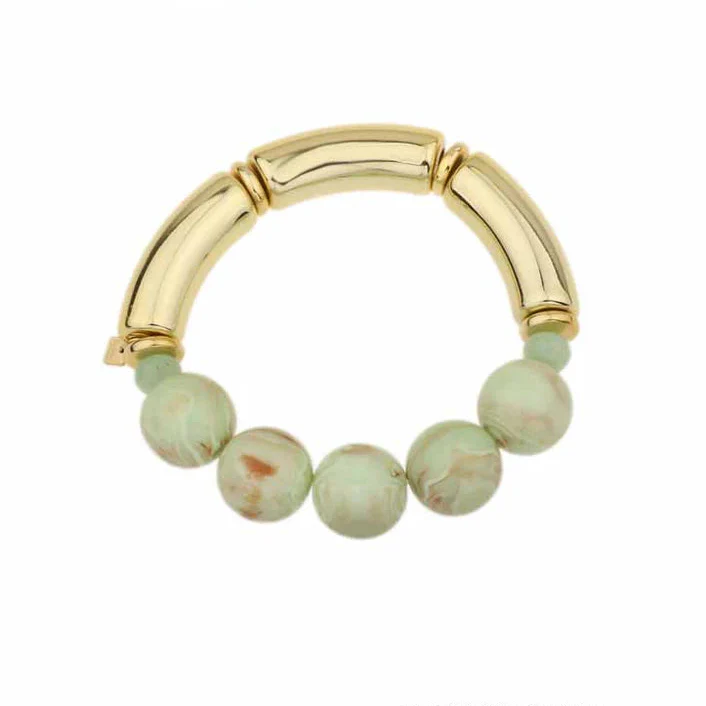 Armband – Groen/goud