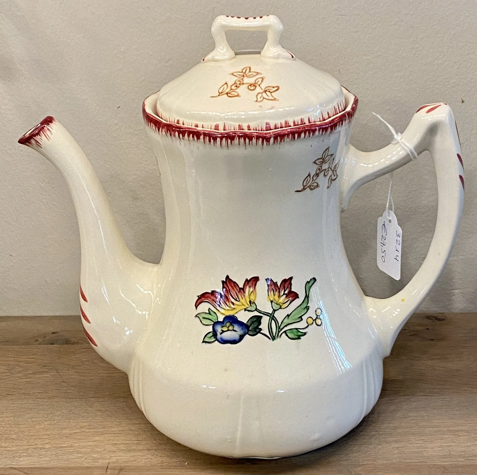 Koffiepot / cafétière – Longwy – decor MARSEILLE – décoré a la main