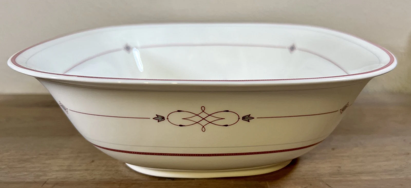 Kom / Aardappelschaal / Saladeschaal – vierkant model – Villeroy & Boch/Heinrich – decor ARAGON