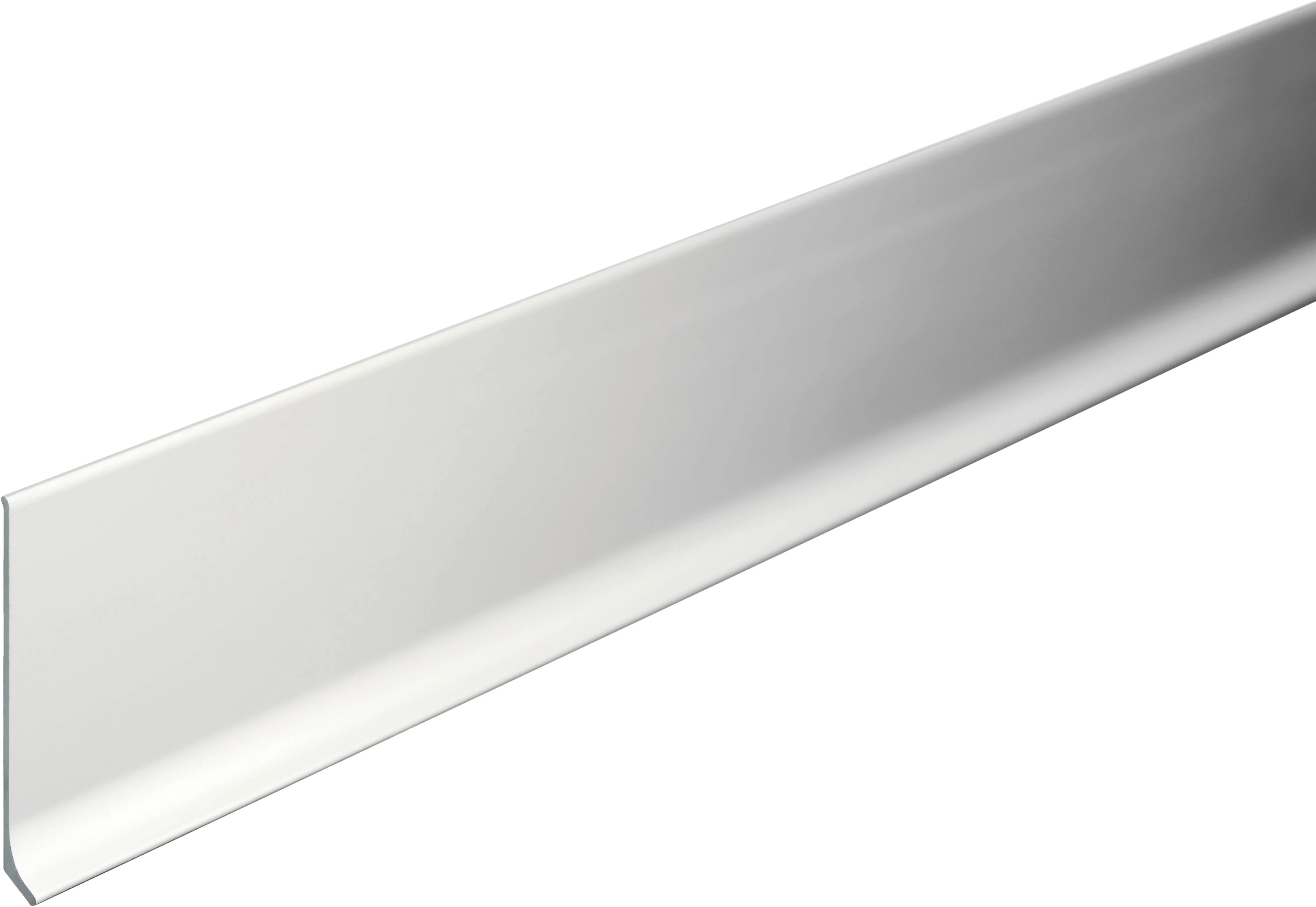 DURAL plint CONSTRUCT METAL aluminium geanodiseerd zilver 100mm 250cm