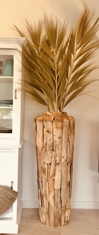 Drijfhouten vaas Bisa 125 cm