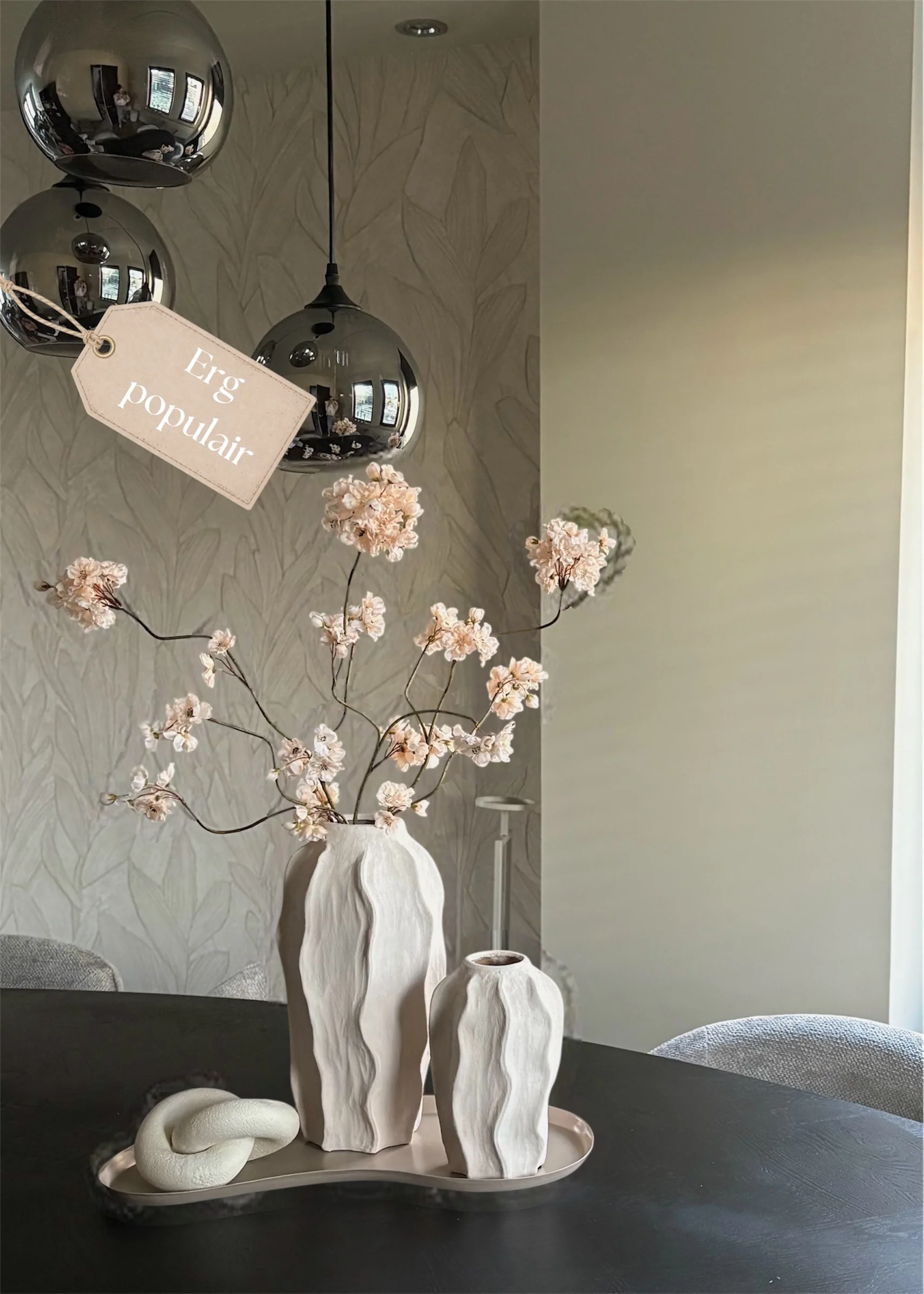 Japandi vaas June | Beige vaas | Wave vaas Japandi vaas June | Beige vaas | Wave vaas