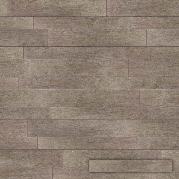 Vloertegel Belgique Gray 15×120 cm finish