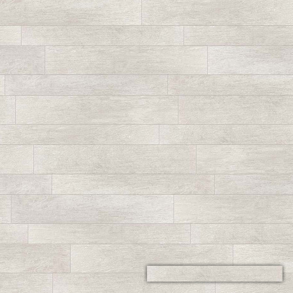 Vloertegel Belgique Milk 10×120 cm finish
