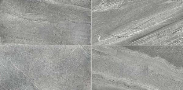 Vloertegel Stone Burl Gray 80×80 cm gerectificeerd 742070