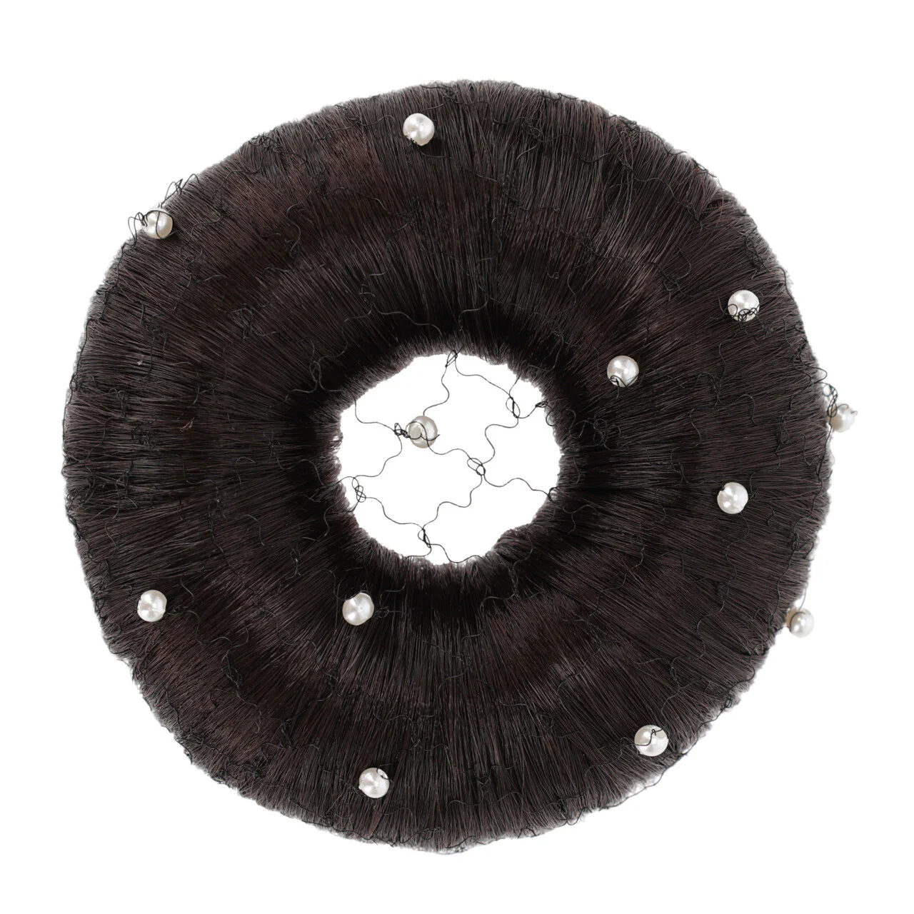 QHP Haarnetje Invisible Pearl, Zwart