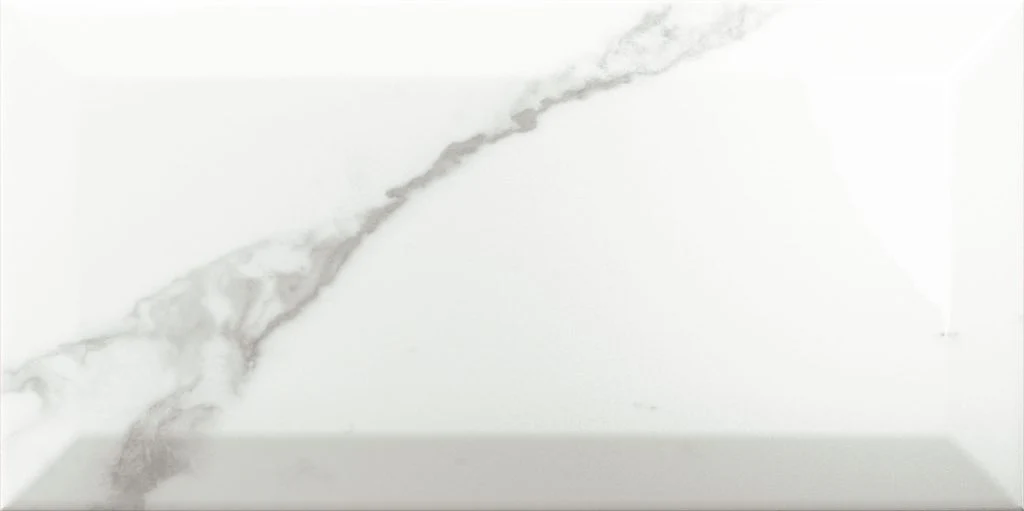 Wandtegel Carrara Biselado 10×20 cm brillo glans