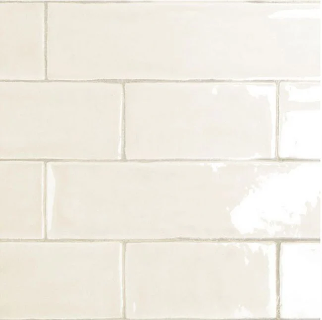 Wandtegel Mayolica Ivory 7,5×30 cm