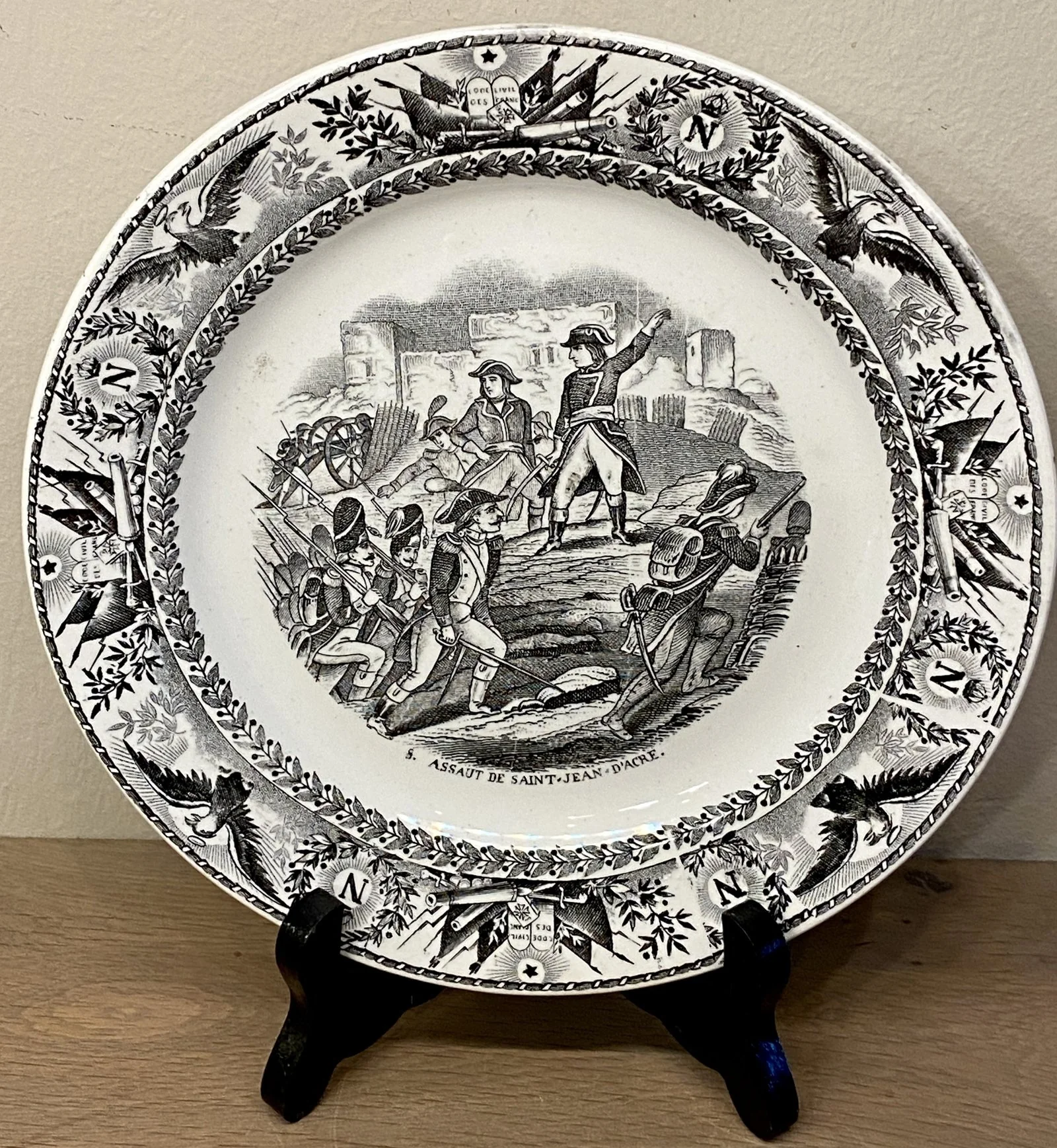 Bord / sierbord – Société Céramique Maestricht – decor NAPOLEON – 8