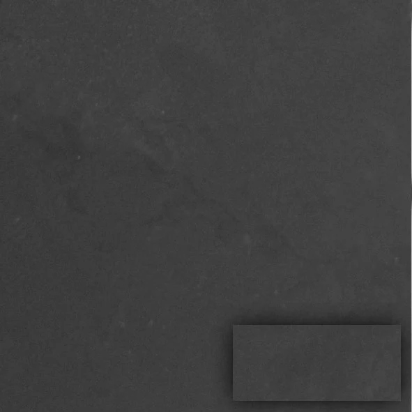 Wandtegel Dante Black Uni 12×24 cm