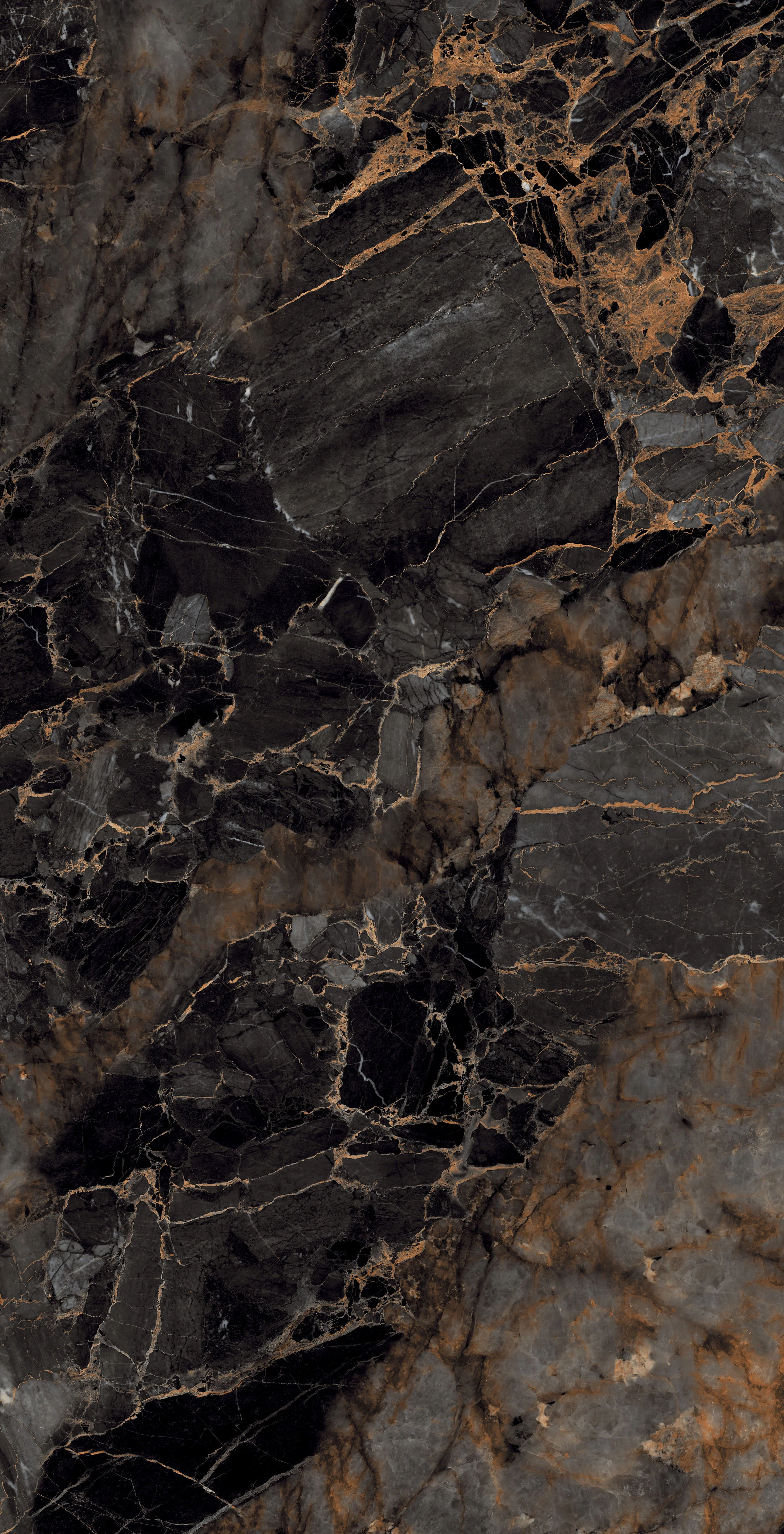 Vloertegel Cascade Black 80×160 cm
